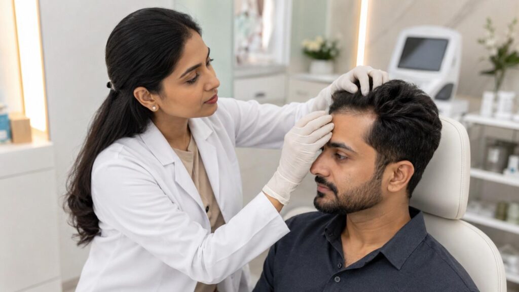 GFC therapy for hair regrowth in Janakpuri