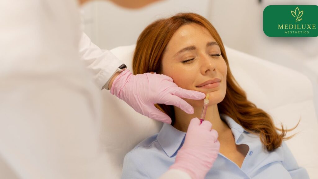 Natural lip enhancement result after dermal filler consultation