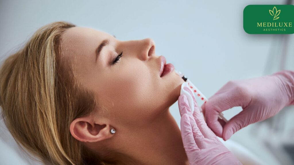 Dermal filler treatment setup at Skin Age Gold Coast
