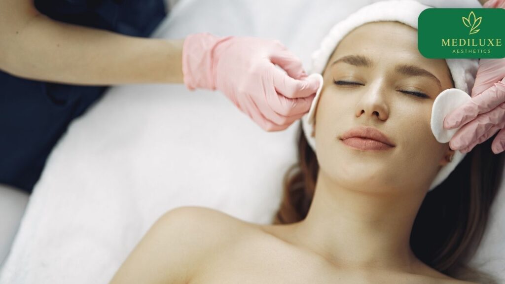 Bridal skin treatment consultation with Dr. Simran Saxena at Mediluxe in Janakpuri